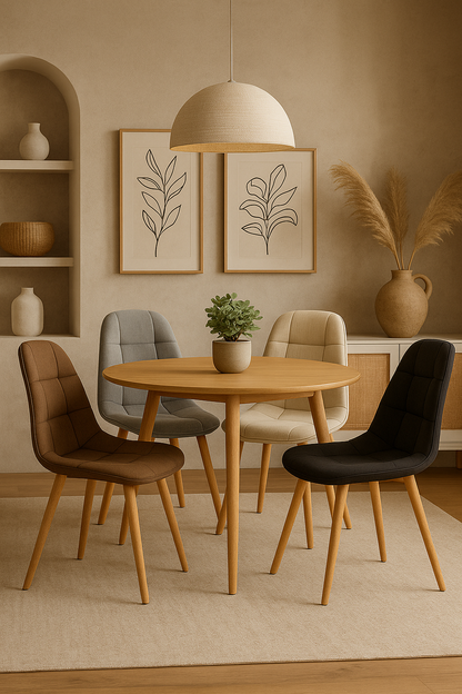 Silla Capitone Lino