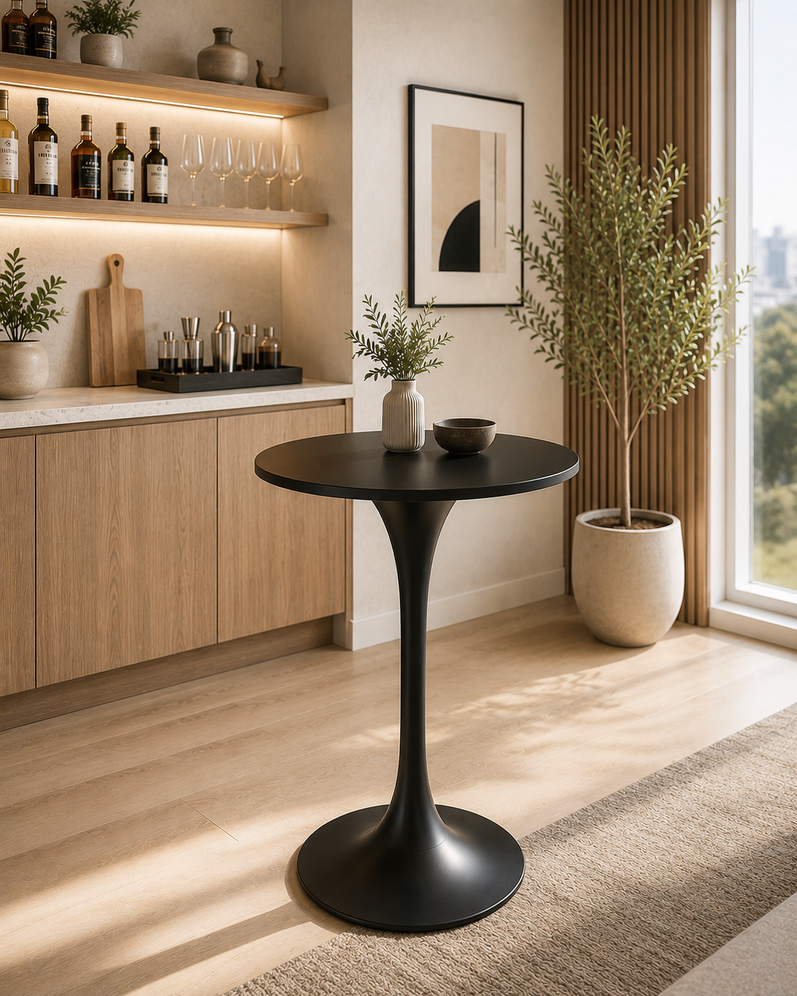 Mesa Tulip Bar MDF 70cm