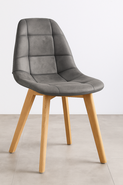 Silla Capitone Ecocuero Vintage Wood