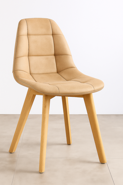 Silla Capitone Ecocuero Vintage Wood