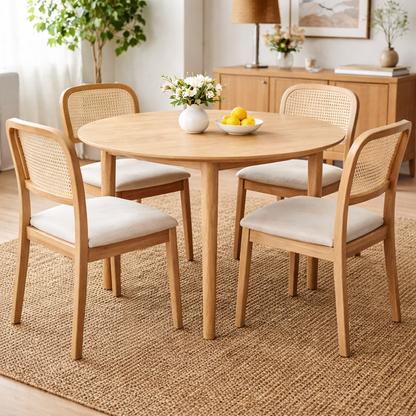Mesa Vema Redonda Wood 80cm