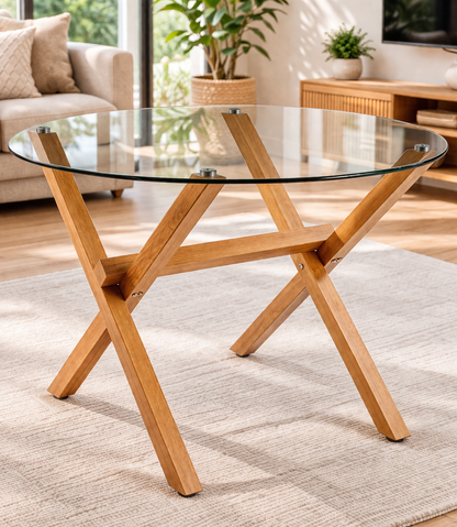 Mesa de Comedor Bursa Black Redonda 110cm