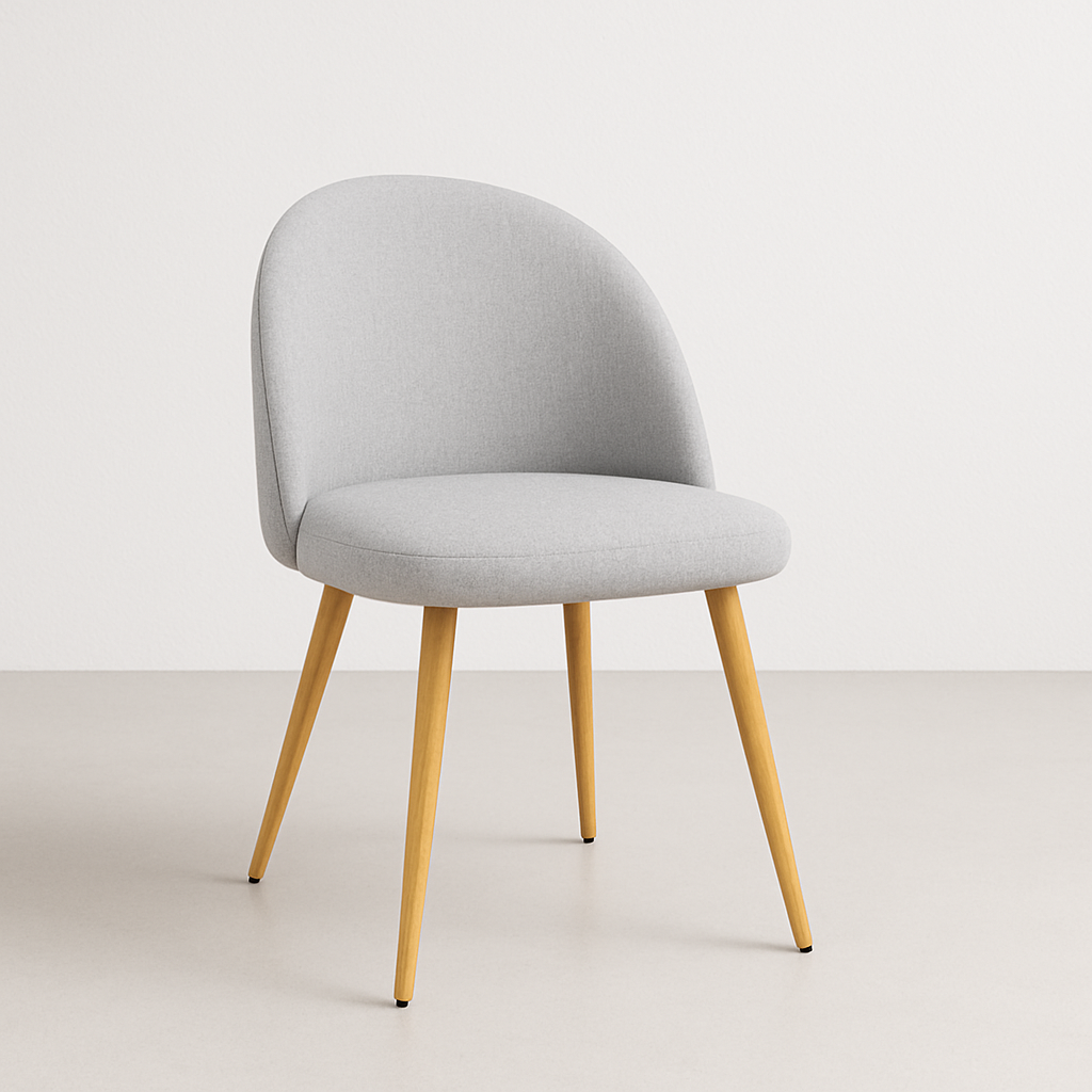 Silla Gabrielle Lino (Patas Símil Madera)