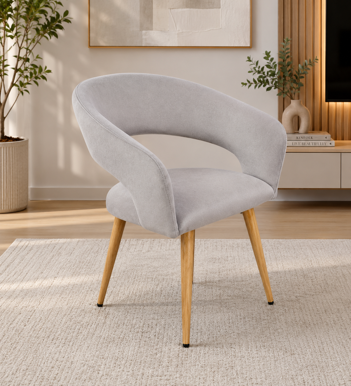 Sitial Siena Patas Simil Madera