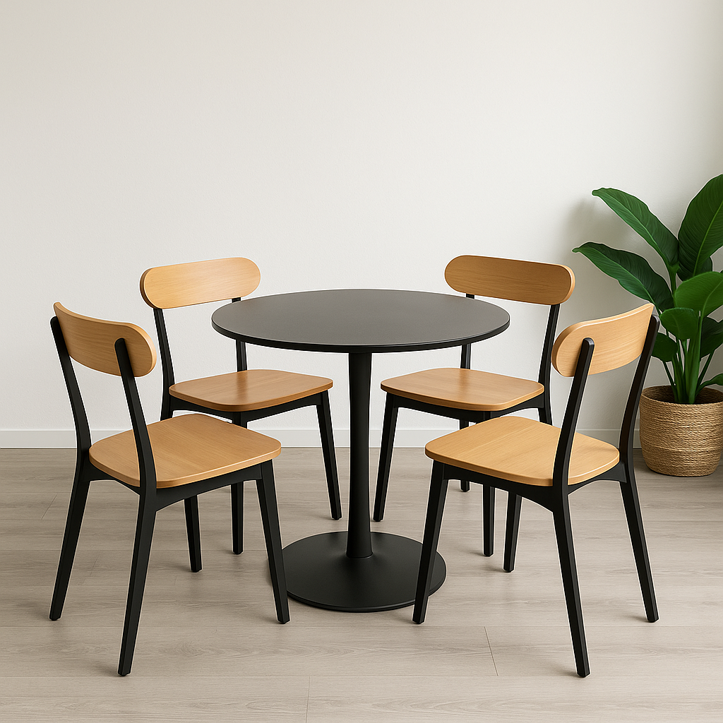 Comedor Fresno Veranda Tulip 4P