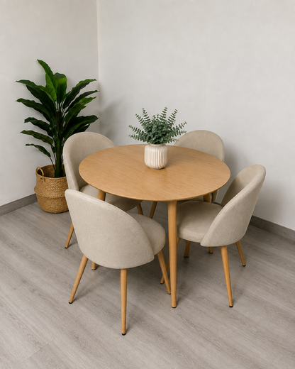 Comedor Gabrielle Vema  Oklahoma Lino 4P
