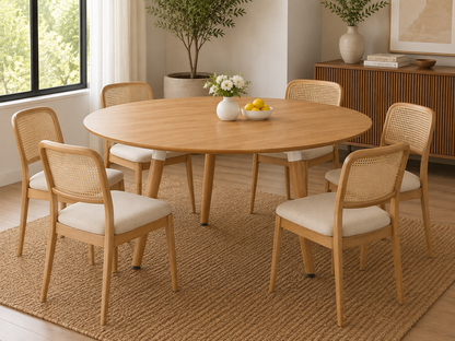 Mesa Eames Redonda Clásica 120cm
