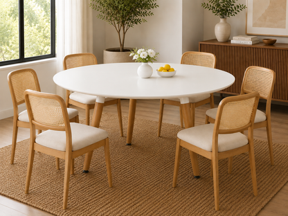 Mesa Eames Redonda Clásica 120cm