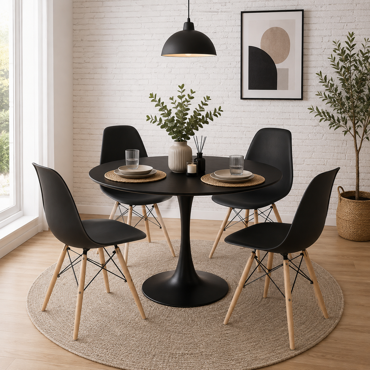 Comedor Tulip Alba Eames 4P