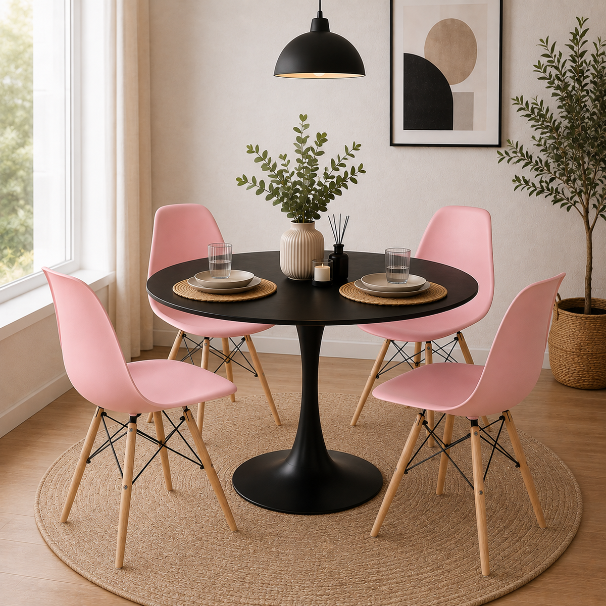 Comedor Tulip Alba Eames 4P