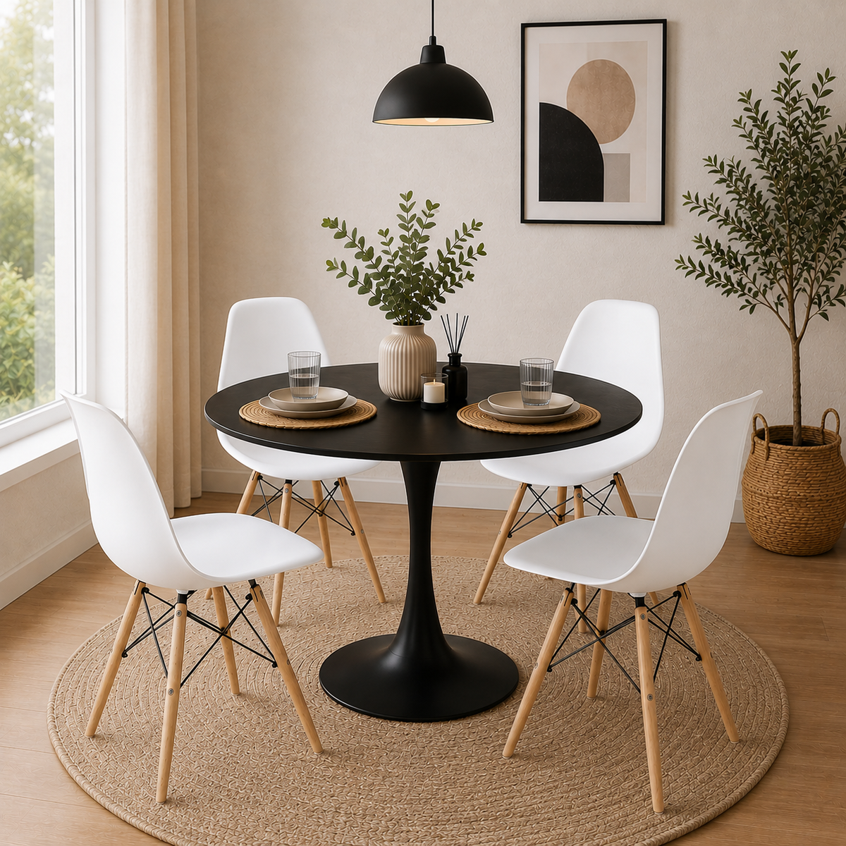 Comedor Tulip Alba Eames 4P