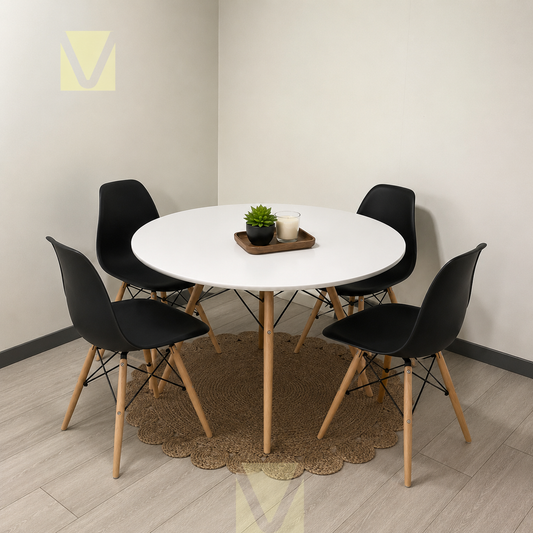 Comedor Eames Round 100cm 4P