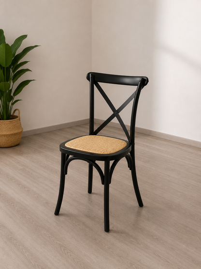 Comedor Crossback Manhattan para 4 personas
