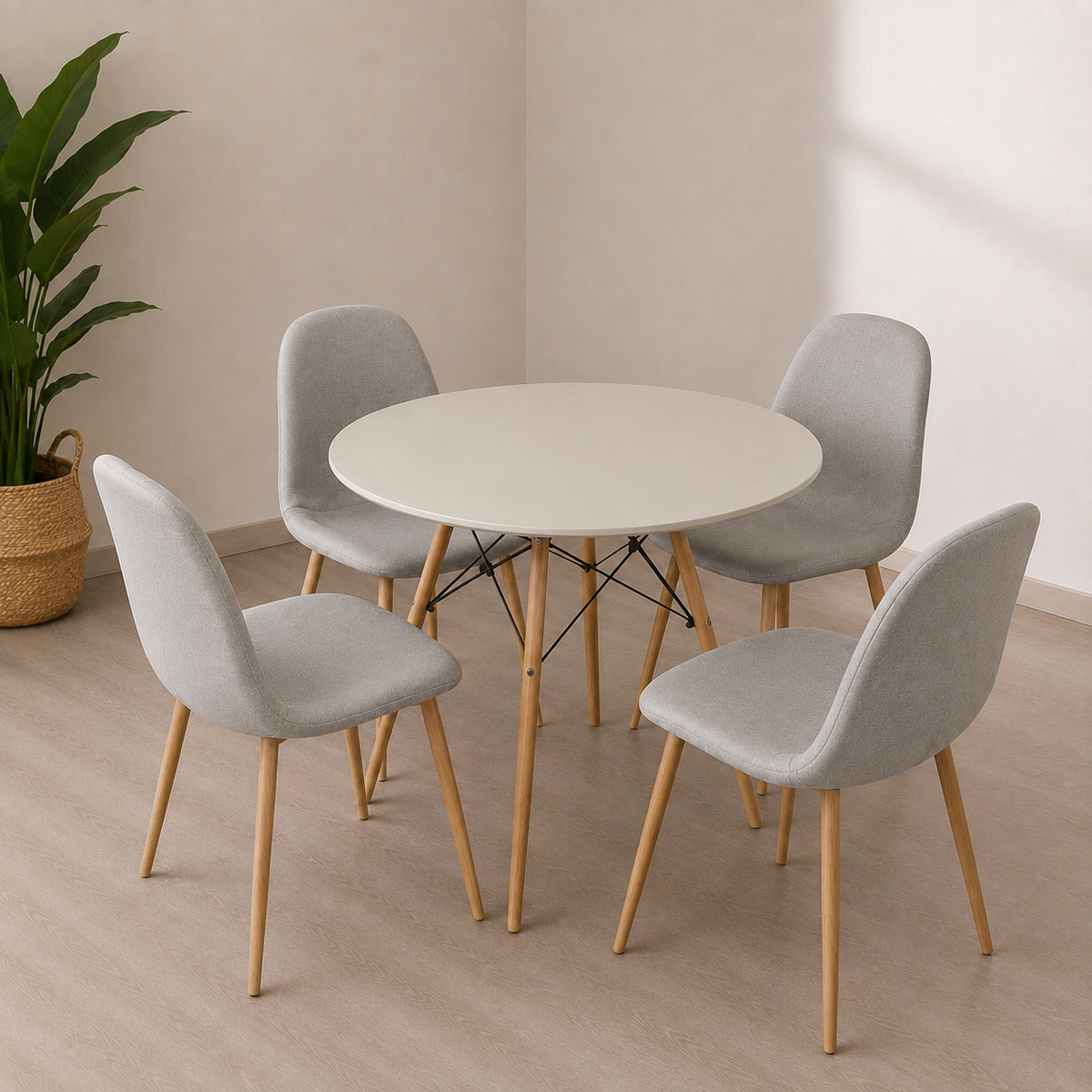 Comedor Melania Paris Eames 4P
