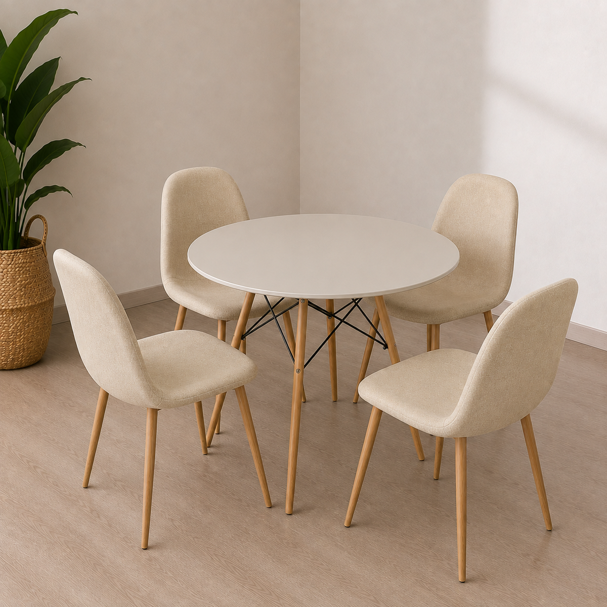 Comedor Melania Paris Eames 4P