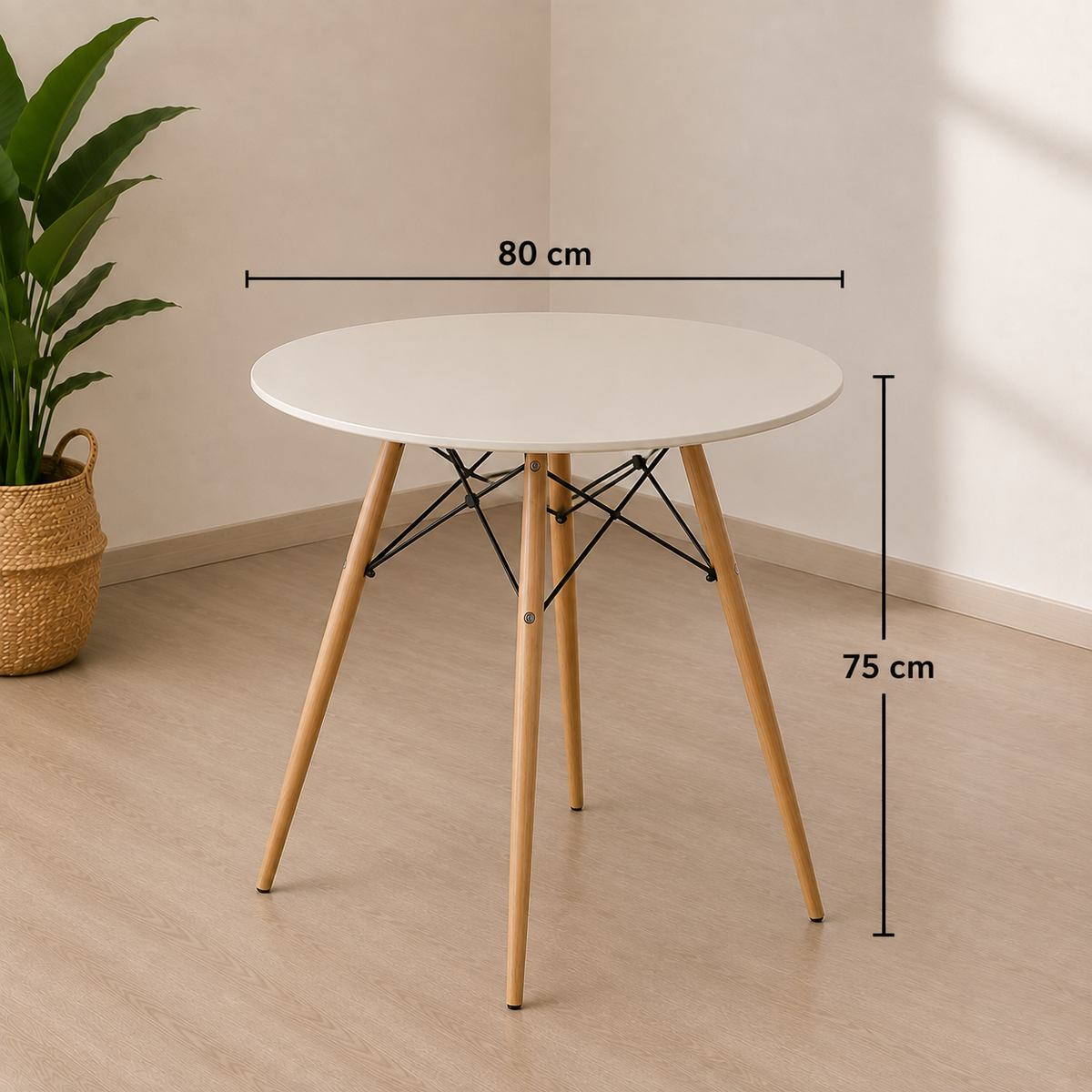 Comedor Melania Paris Eames 4P