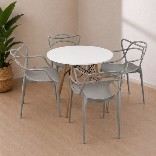 Comedor Redondo Master Eames Garden 4P