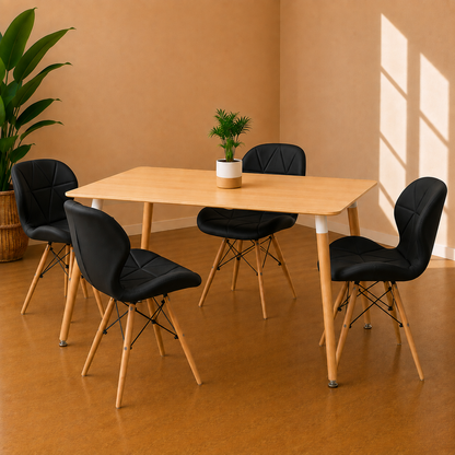 Comedor Eames Rectangular Radar Mariposa Munich