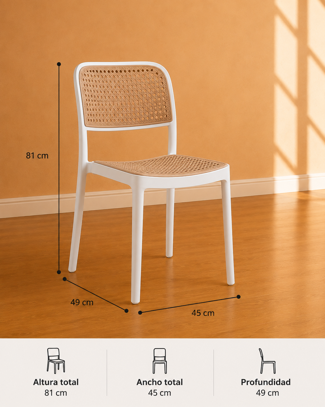Comedor Tulip Terraza Rattan Hoffman