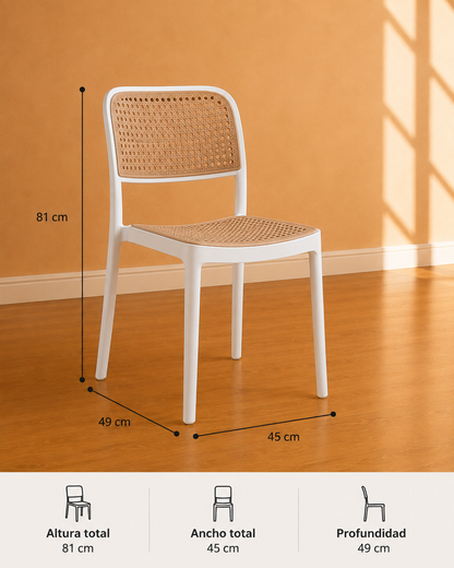 Comedor Tulip Terraza Rattan Hoffman