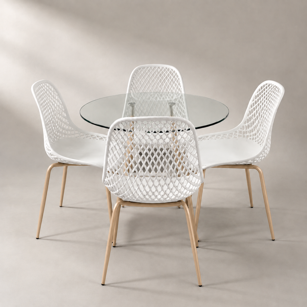 Comedor Helena Garden 80cm 4p