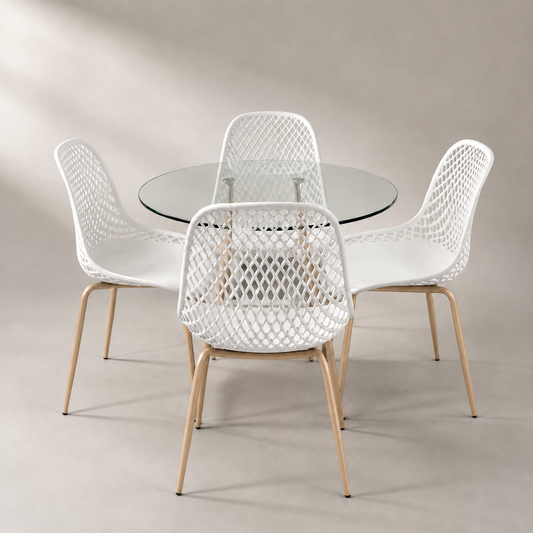 Comedor Helena Garden 80cm 4p