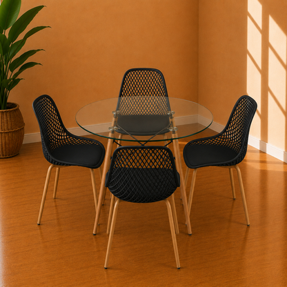 Comedor Helena Garden 80cm 4p