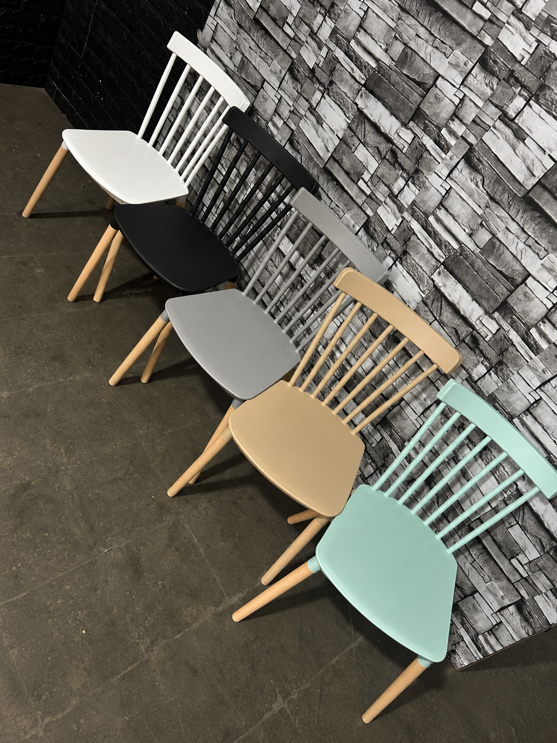 Comedor Extensible + 4 Sillas Windsor