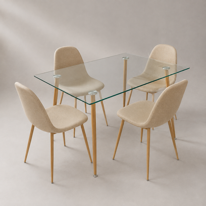 Comedor Lyon Paris 4P Lino