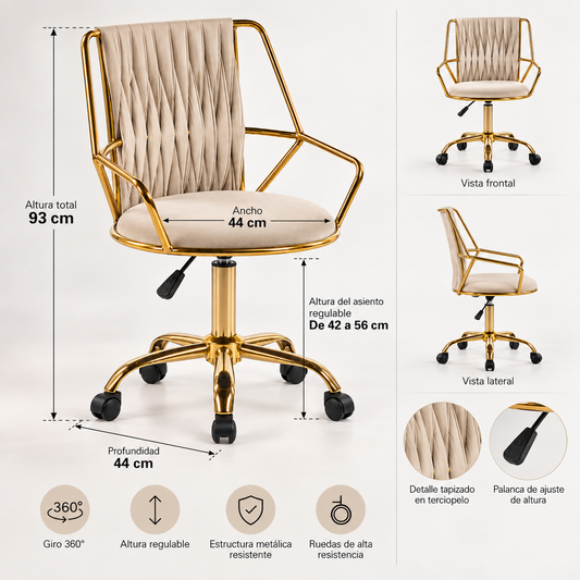 Silla de escritorio King Gold