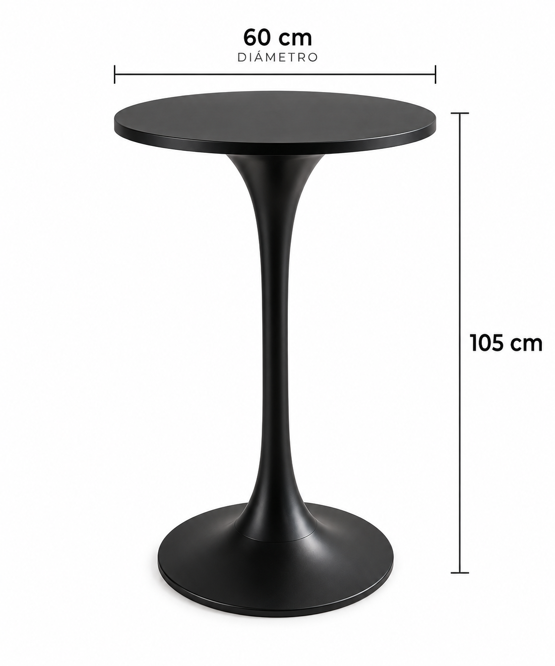 Mesa Tulip Bar MDF 60cm