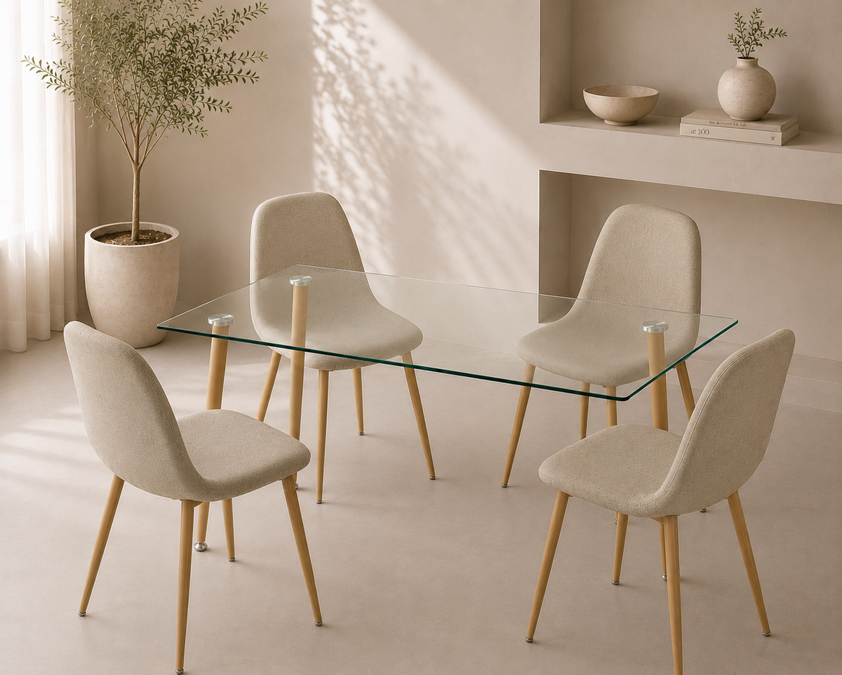 Comedor Lyon Paris 4P Lino