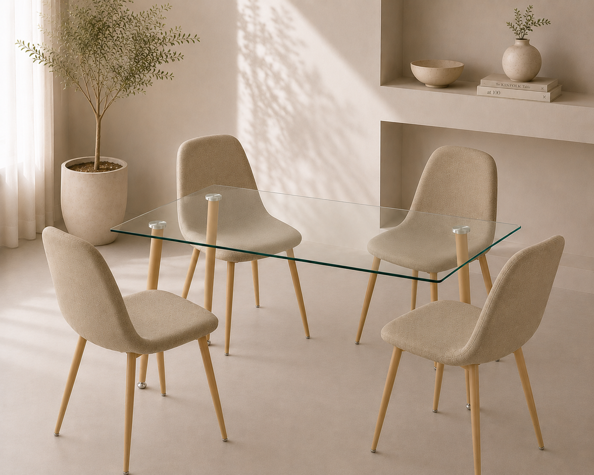 Comedor Lyon Paris 4P Lino