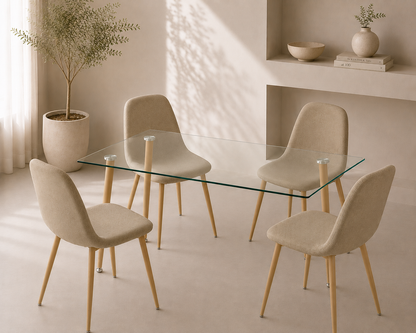 Comedor Lyon Paris 4P Lino