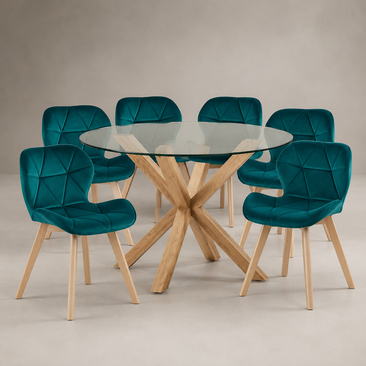 Comedor Cross Abudabi 120cm 6P