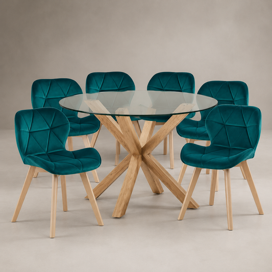 Comedor Cross Abudabi 120cm 6P