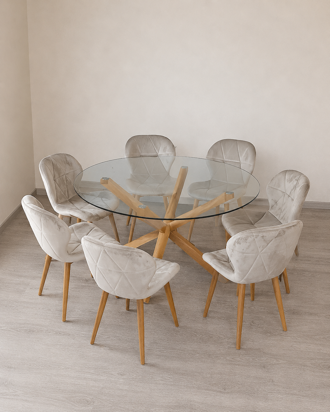 Comedor Cross Abudabi 120cm 6P