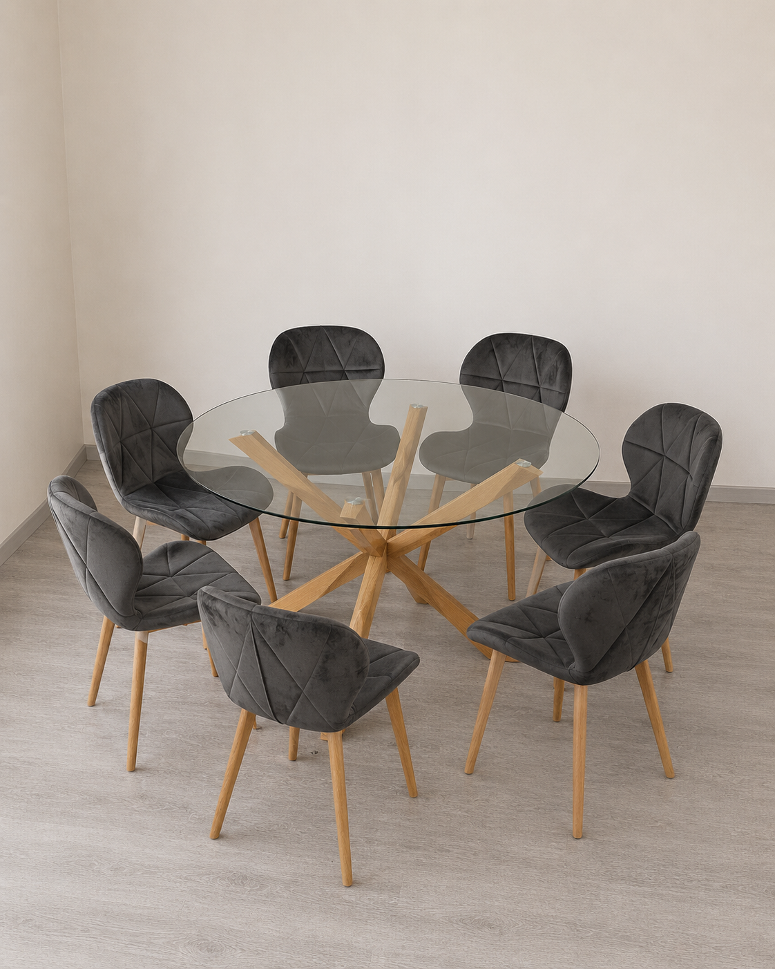 Comedor Cross Abudabi 120cm 6P