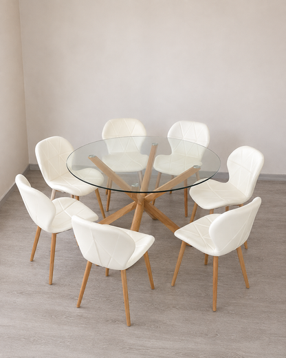 Comedor Cross Abudabi 120cm 6P