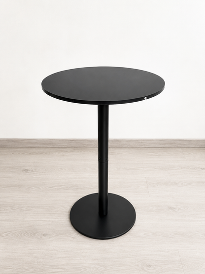 Mesa Alta para Bar cubierta Negra Guji D60cm