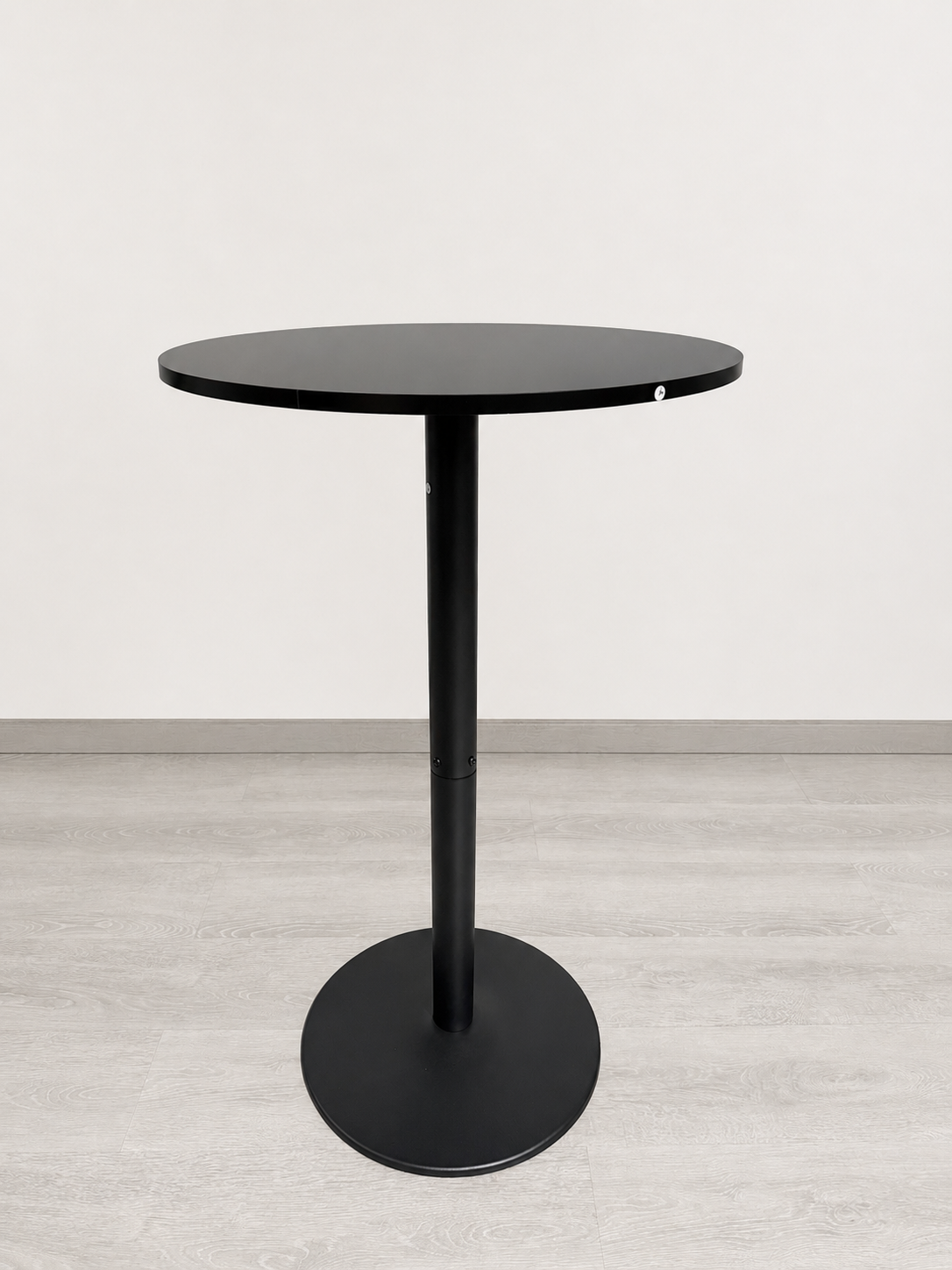 Mesa Alta para Bar cubierta Negra Guji D60cm