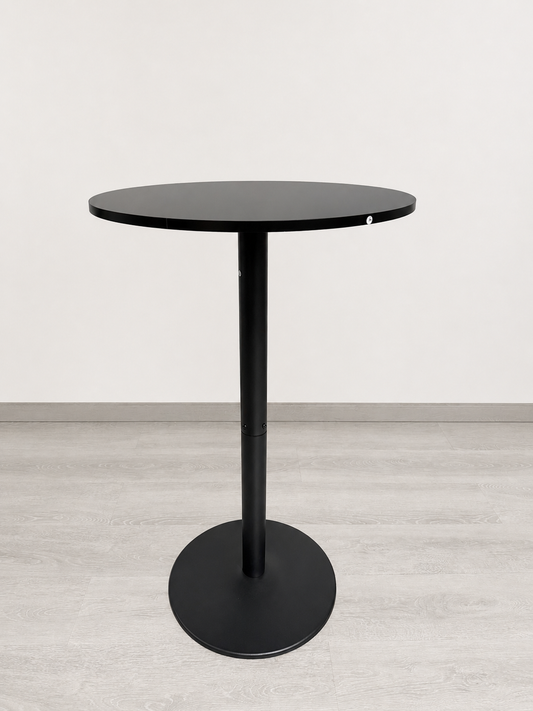 Mesa Alta para Bar cubierta Negra Guji D60cm