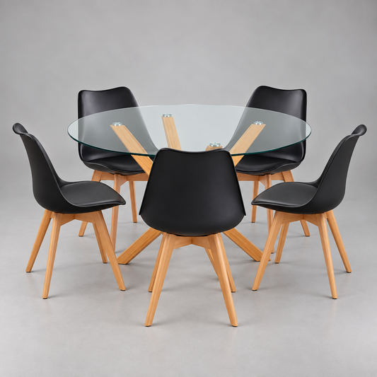 Comedor Redondo 6 personas Cross Tulip