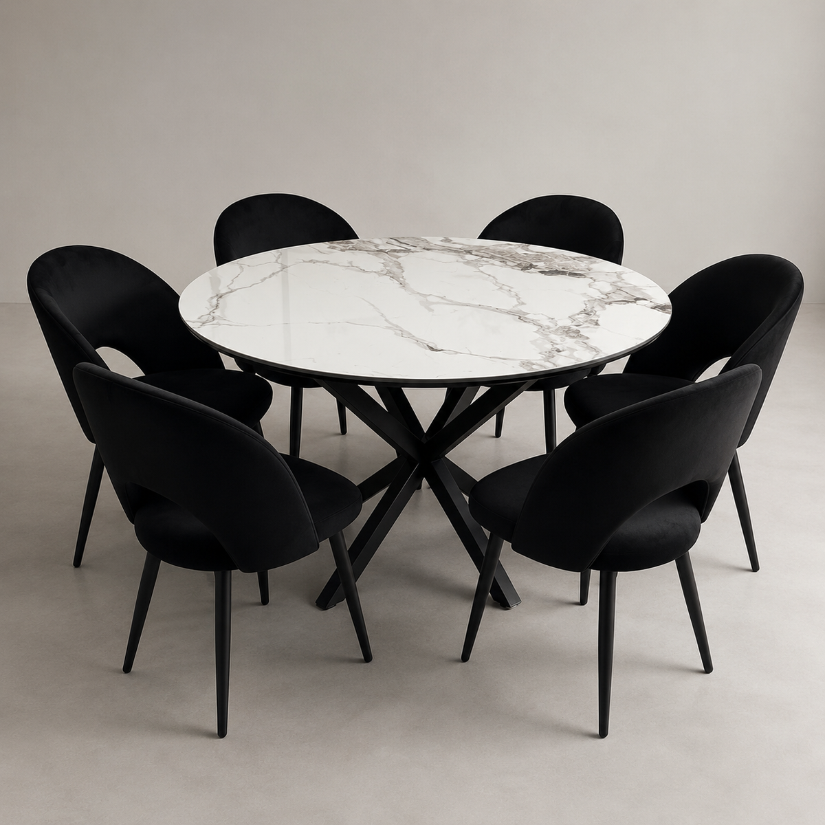 Comedor Cross Viena Stone 6P