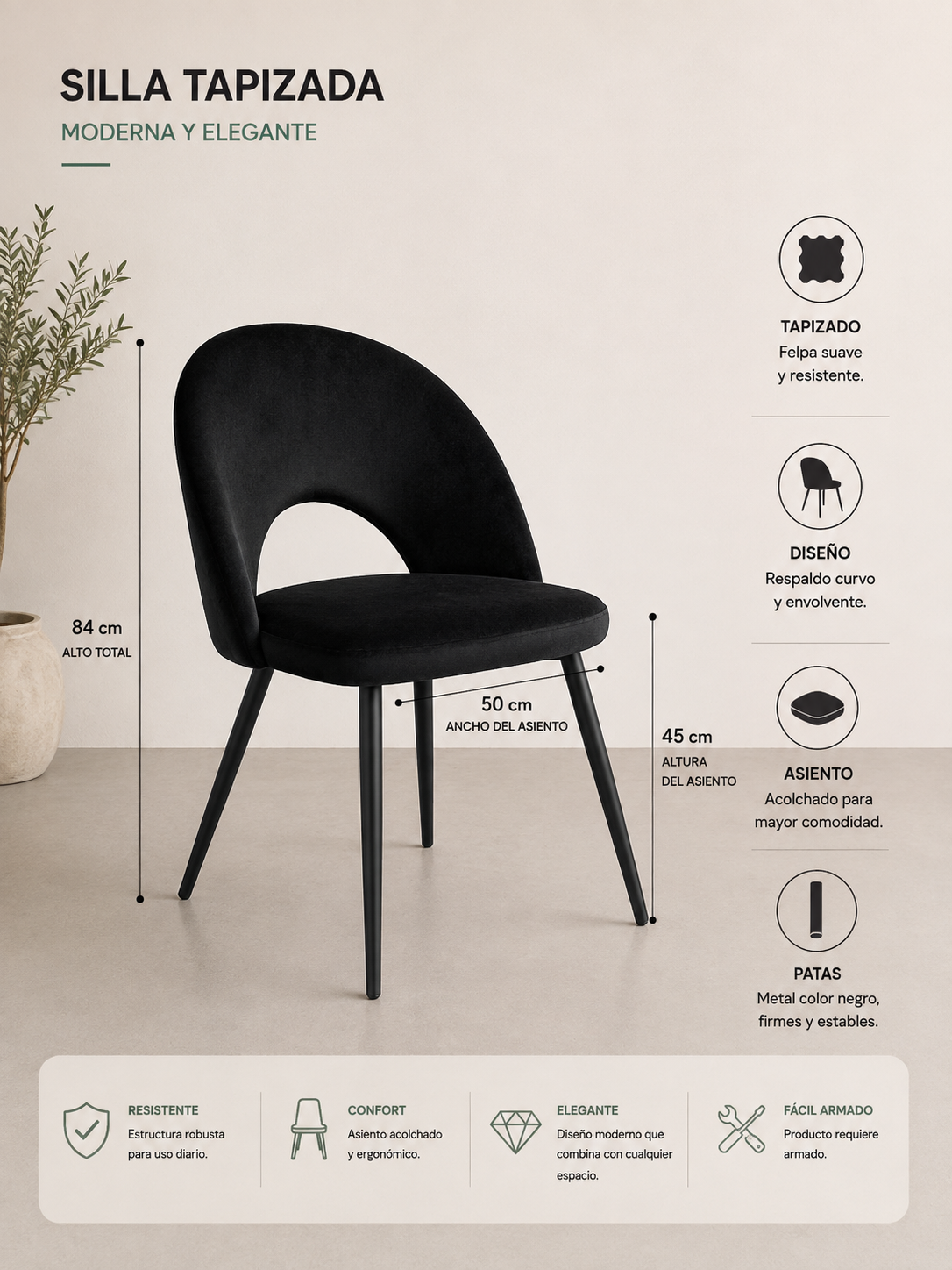 Comedor Cross Viena Stone 6P