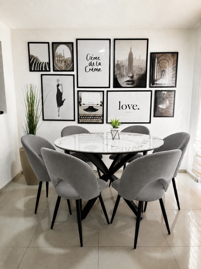 Comedor Cross Viena Stone 6P