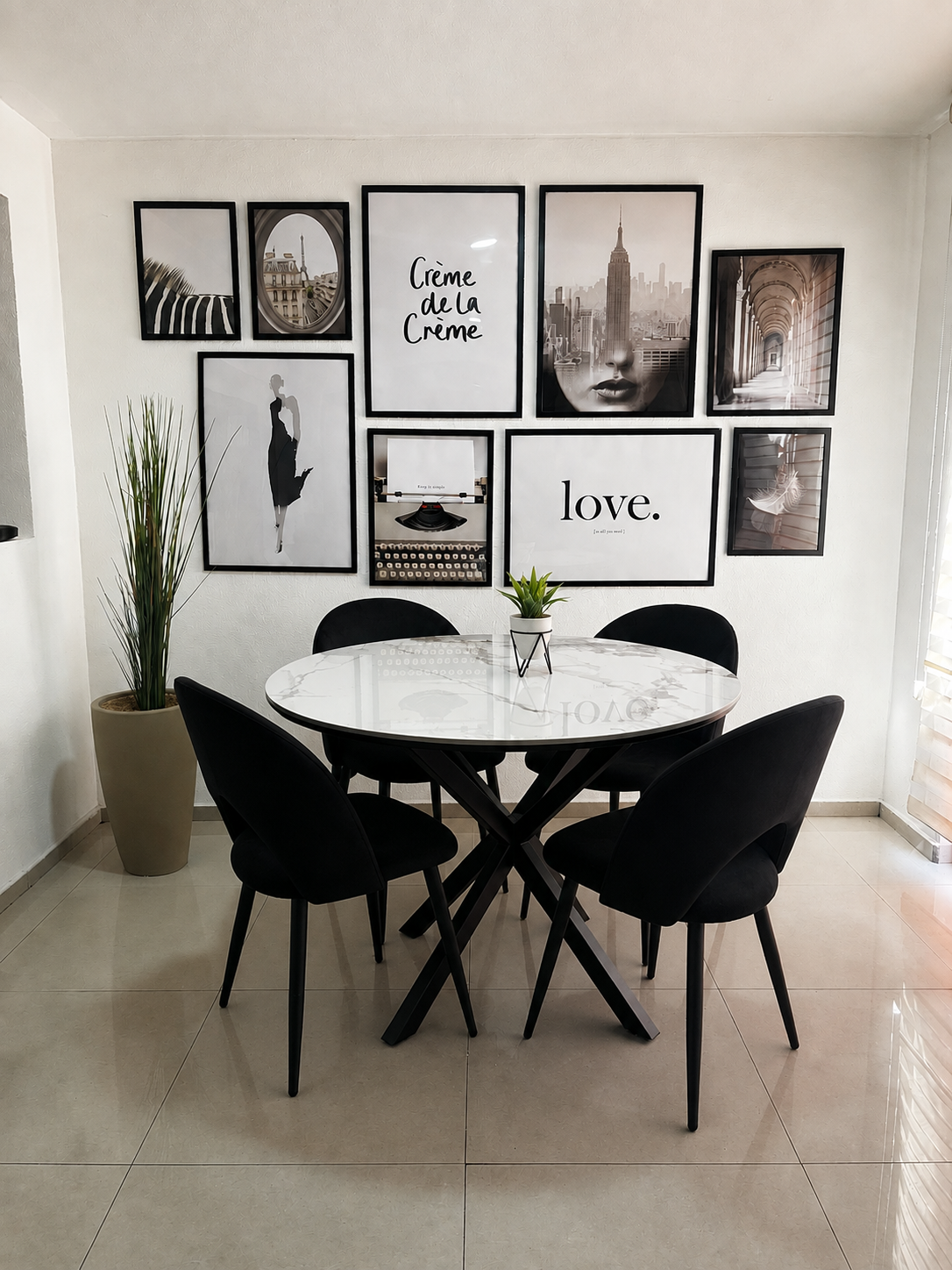 Comedor Cross Viena Stone 4P