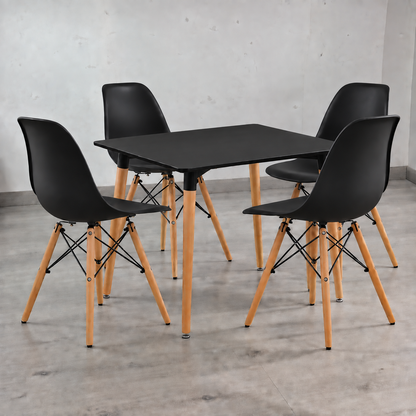 Comedor Cuadrado Eames Clásico 4P