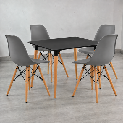 Comedor Cuadrado Eames Clásico 4P