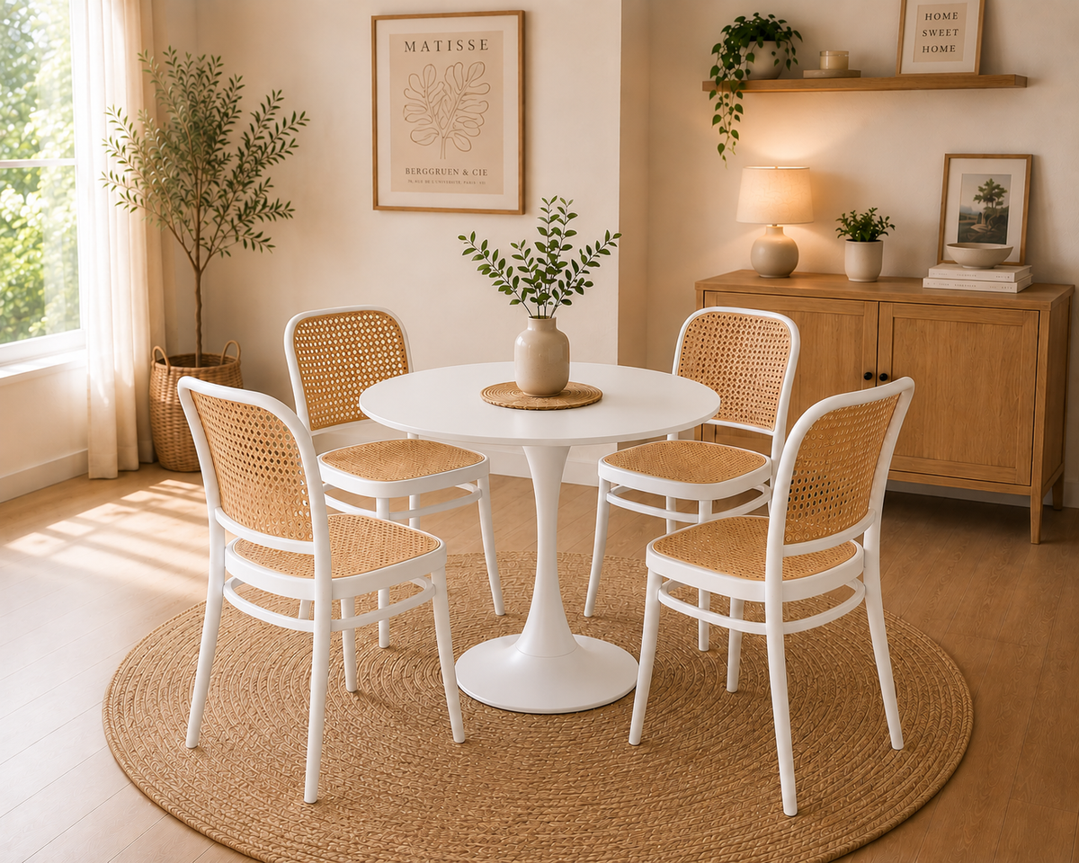 Comedor Lombardia Tulip 4P